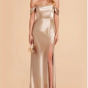 Neutral Champagne Convertible Dress